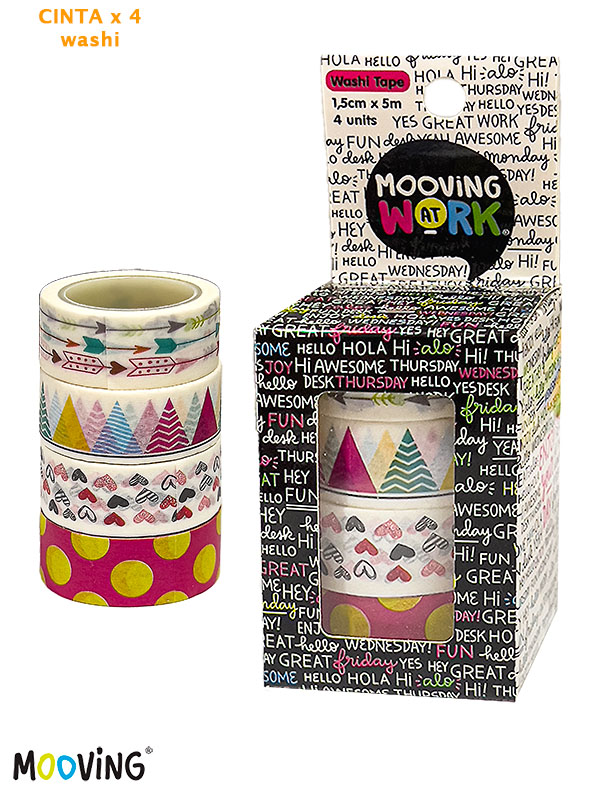 WASHI TAPE MOOVING DISNEY 100 AÑOS DE 1.5CM X 3M