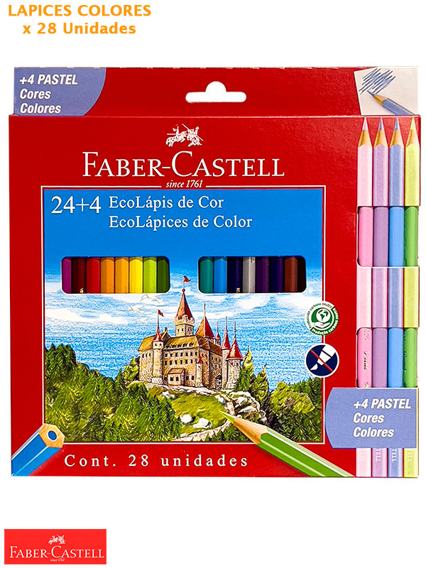Lápices de Colores Acuarelables Faber-Castell x36 — Ardo Mayorista